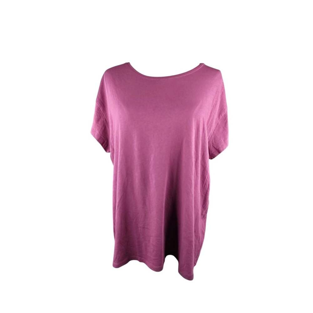 Victoria Sport Women's Open Back Athletic T-Shirt, Purple Sz. XL